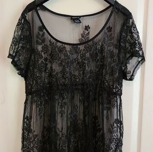 NWOT Torrid Sheer Blouse
